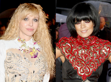 Courtney Love, Lily Allen Courtney Love, Lily Allen